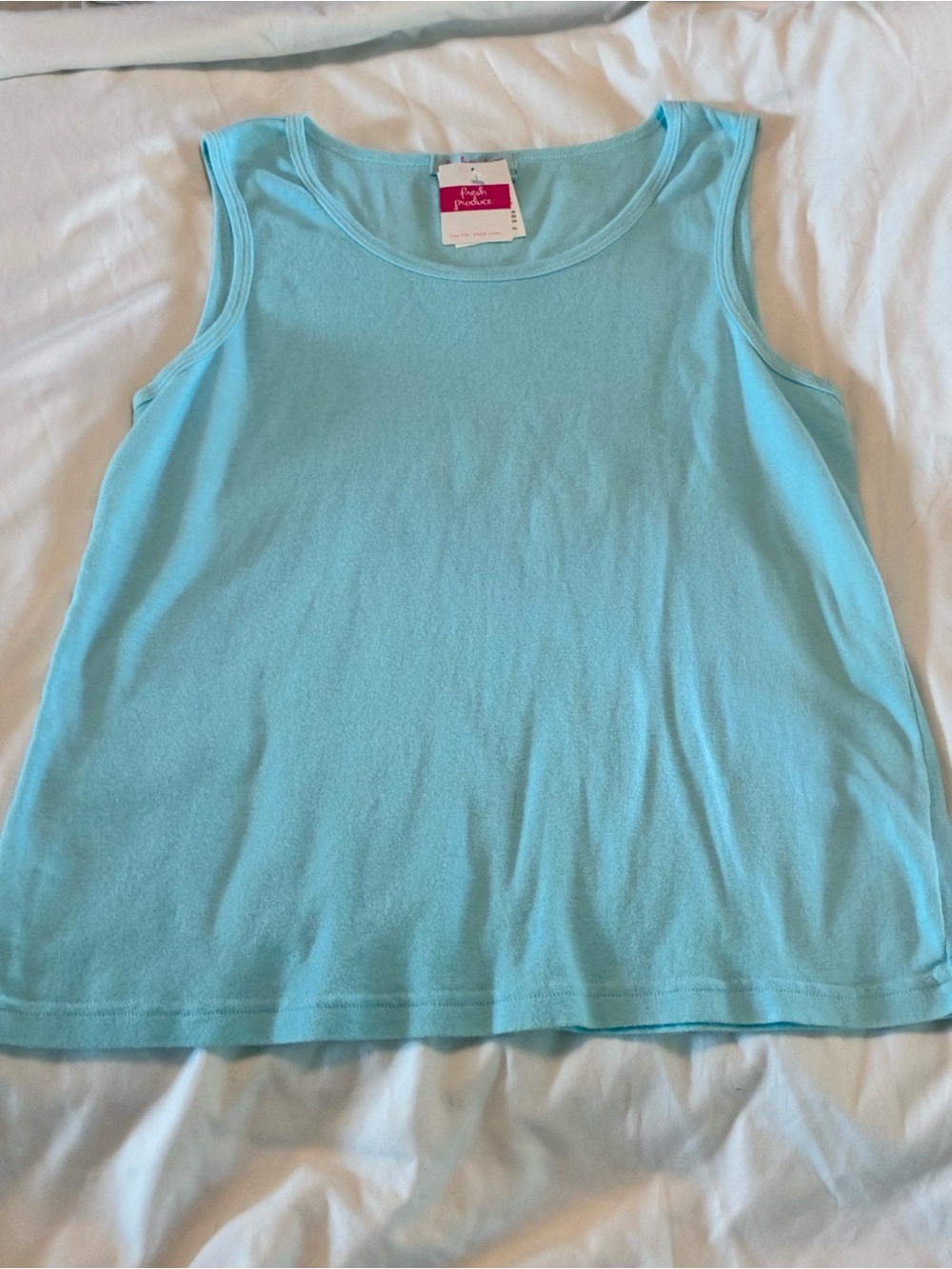 Fresh Produce Women's Tank Top in Blue Size Medium NWT